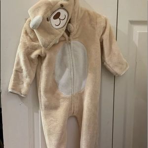 Teddy Bear Baby  Suit Footie